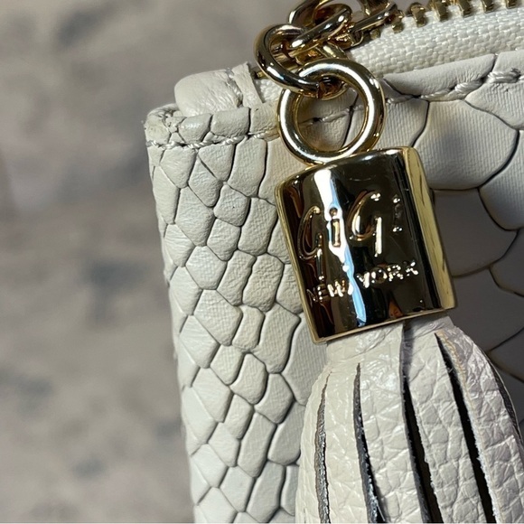 Gigi New York All In One Python-Embossed Clutch Bag - Picture 10 of 11